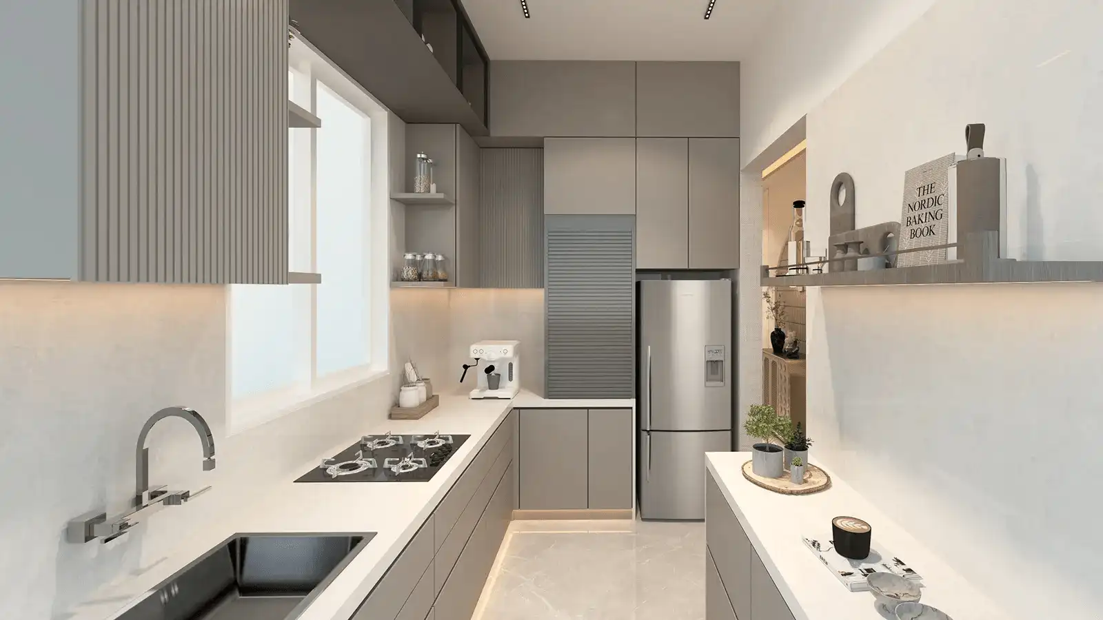 Dosti Wagle Estate Kitchen