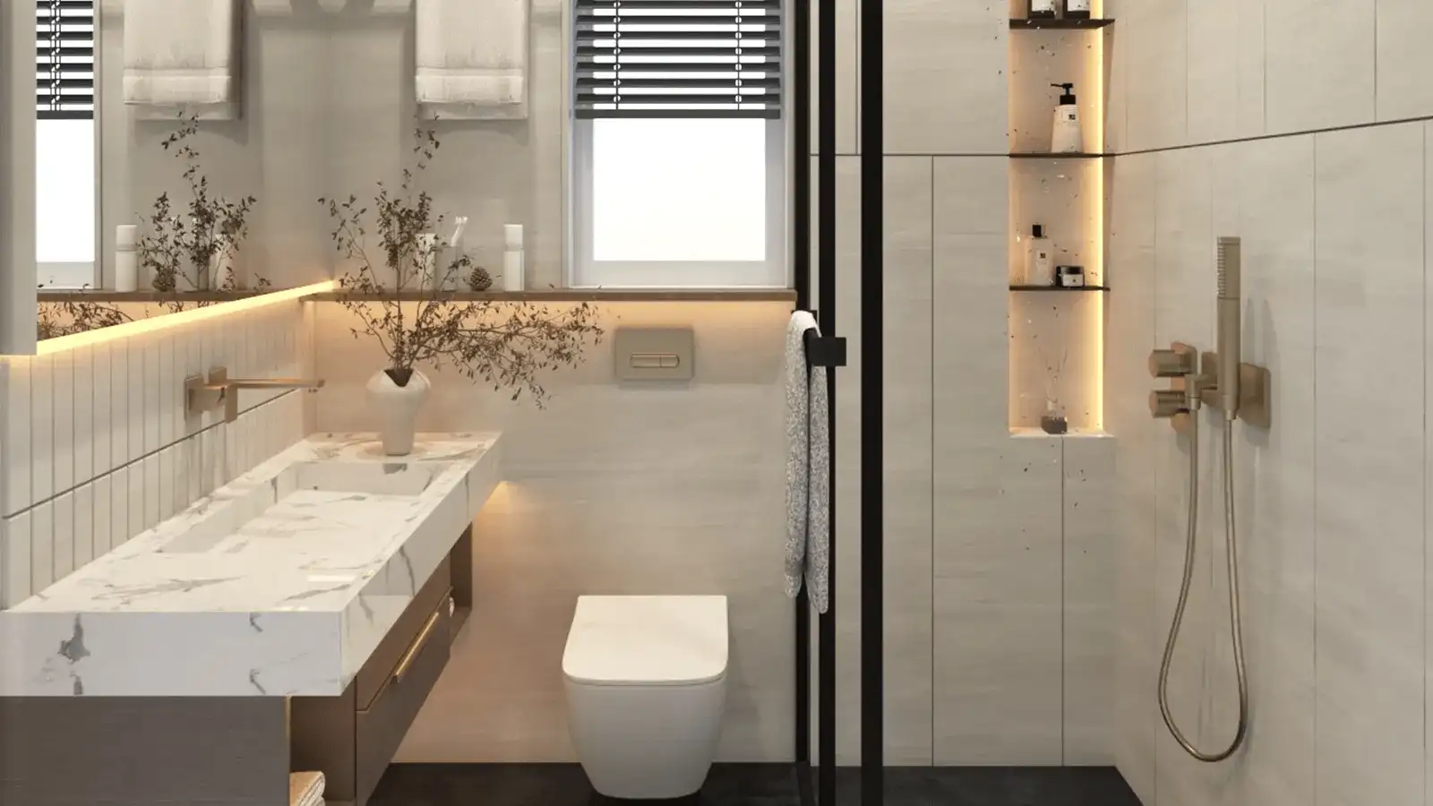 Dosti Wagle Estate Bathroom