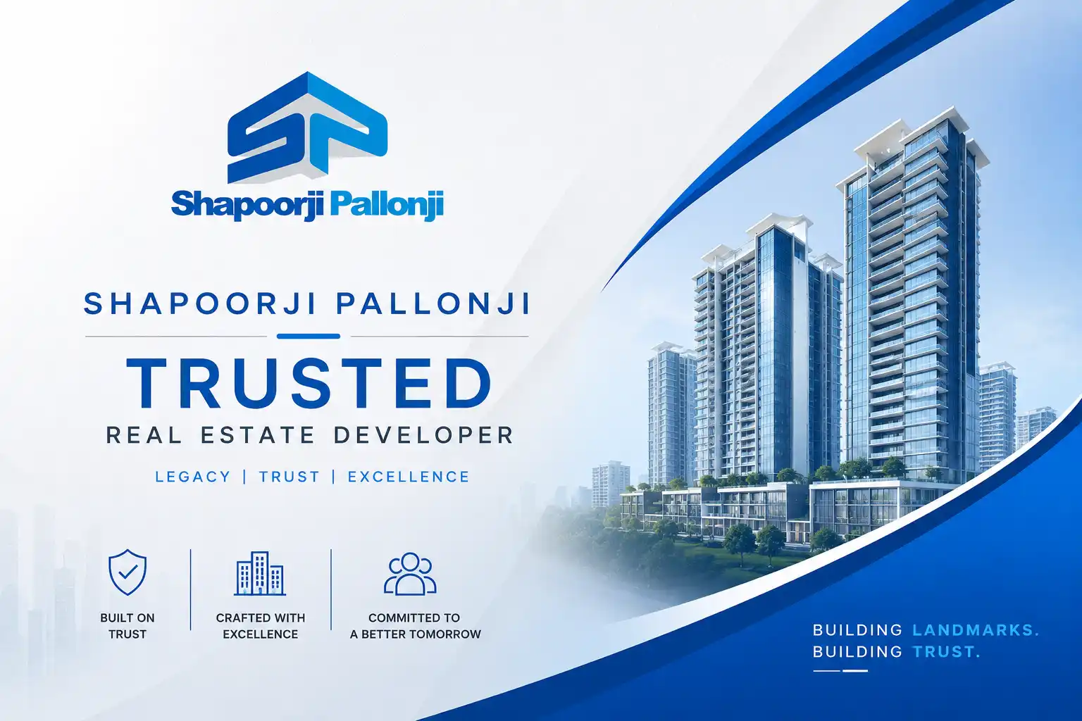 Shapoorji Pallonji official logo for Thane projects