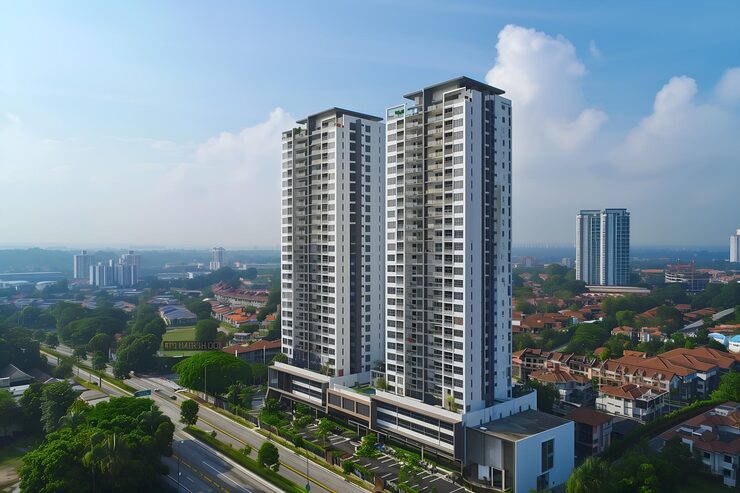 Ashar Sapphire under construction 2 3 4 BHK luxury apartments Kolshet Road Thane